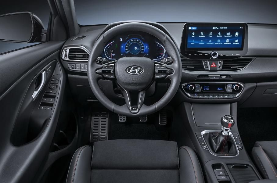 интерьер Hyundai i30 N-line